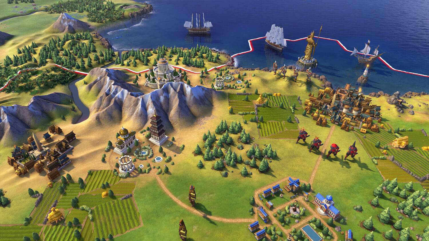 Screenshot do Civilization VI