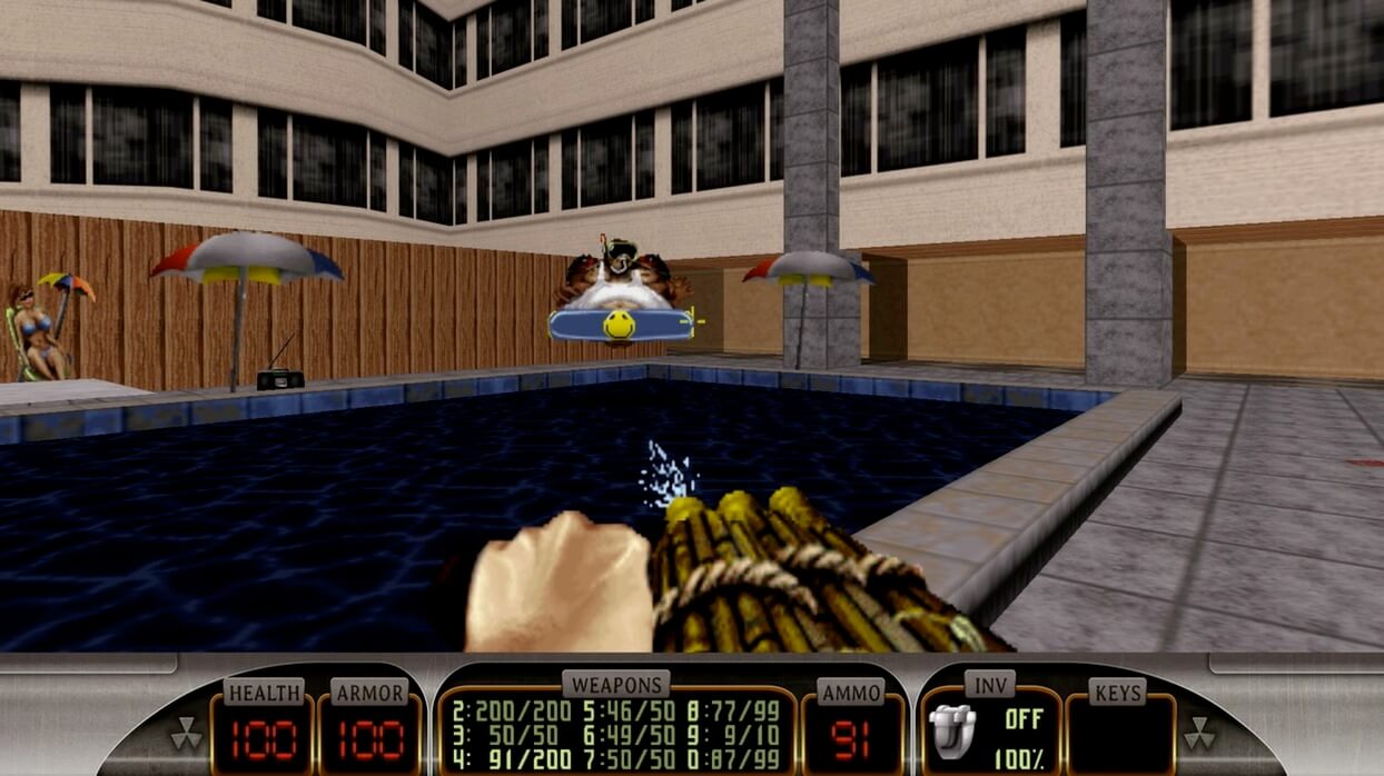 Screenshot do Duke Nukem 3D
