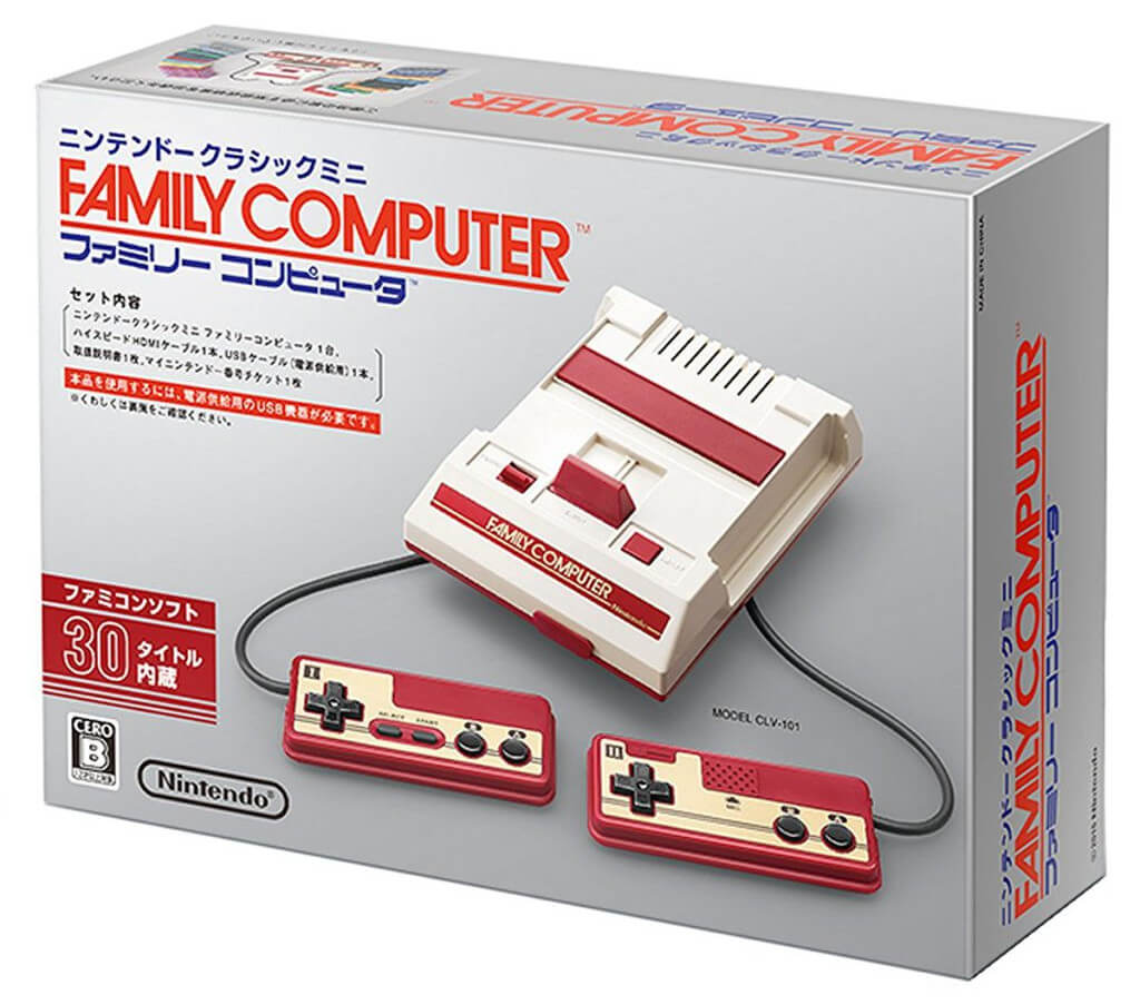 Caixa do Famicom Mini