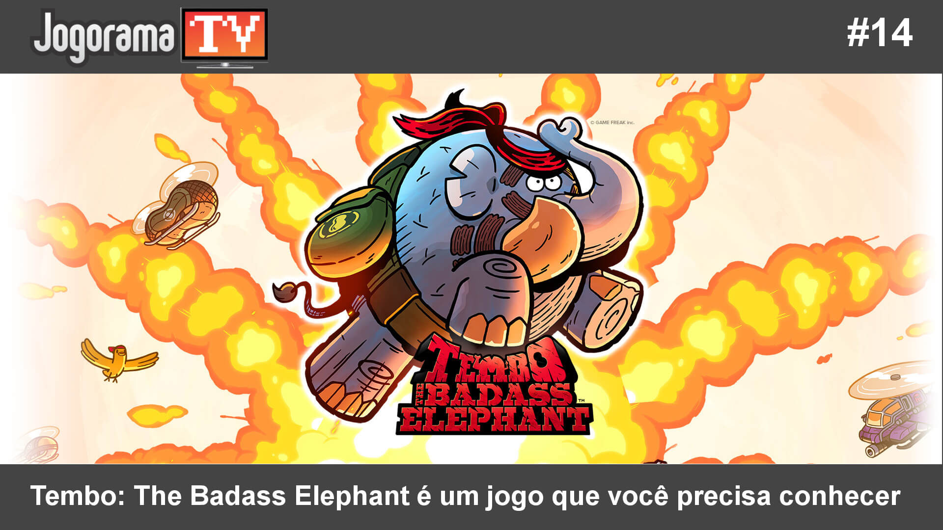 JogoramaTV #15 - Tembo: The Badass Elephant é um jogo que você precisa conhecer