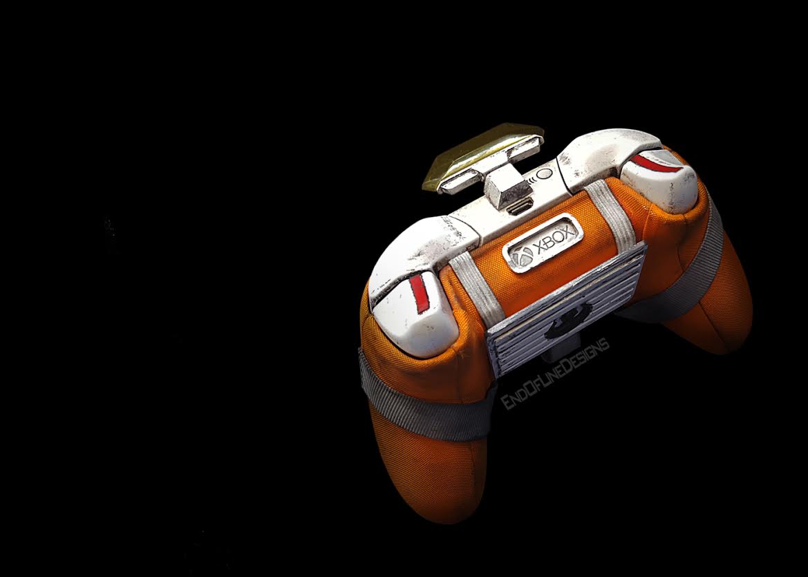 Joystick de Xbox One com tema de piloto de X-Wing