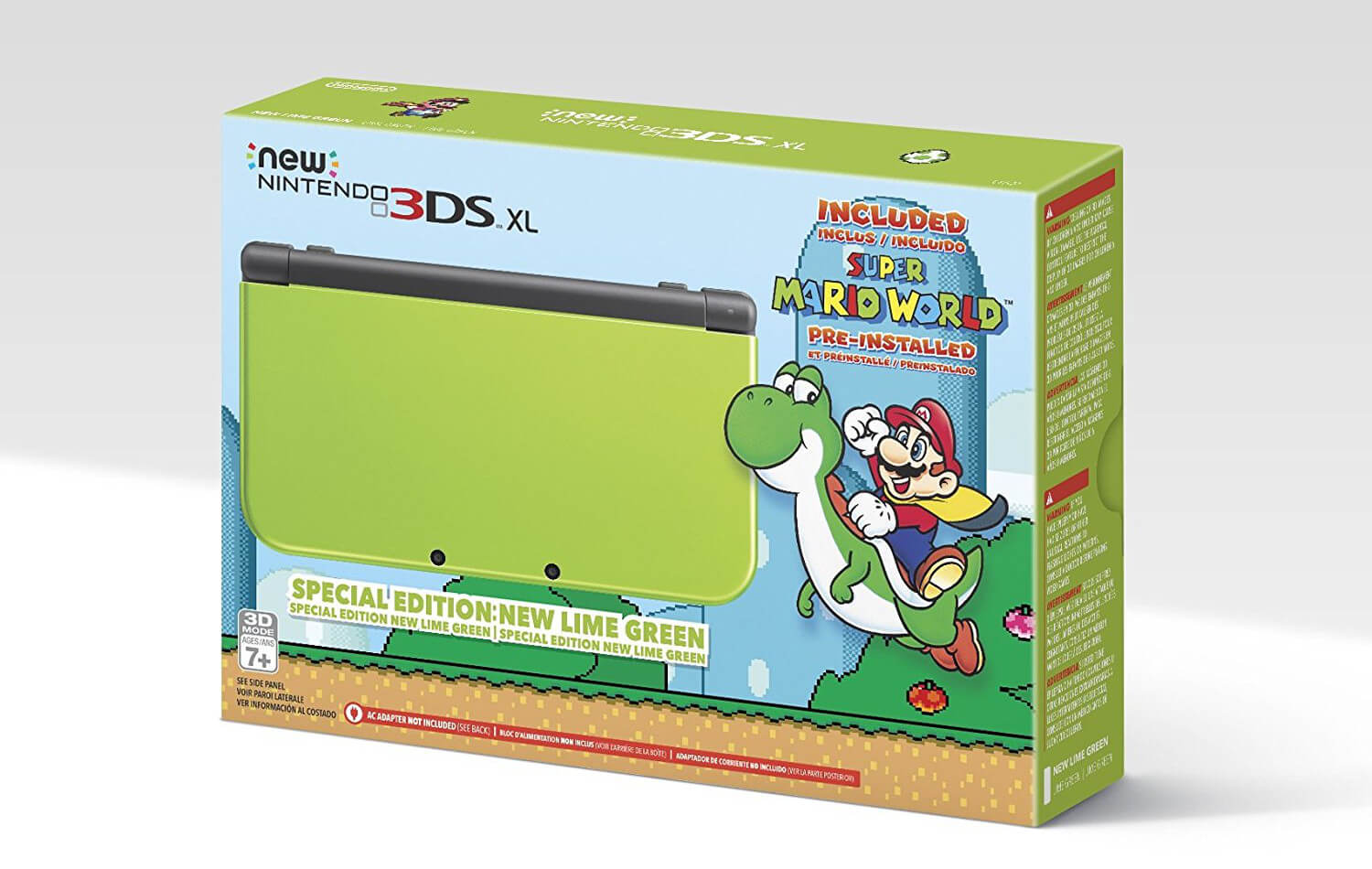 Nintendo New 3DS XL com Super Mario World