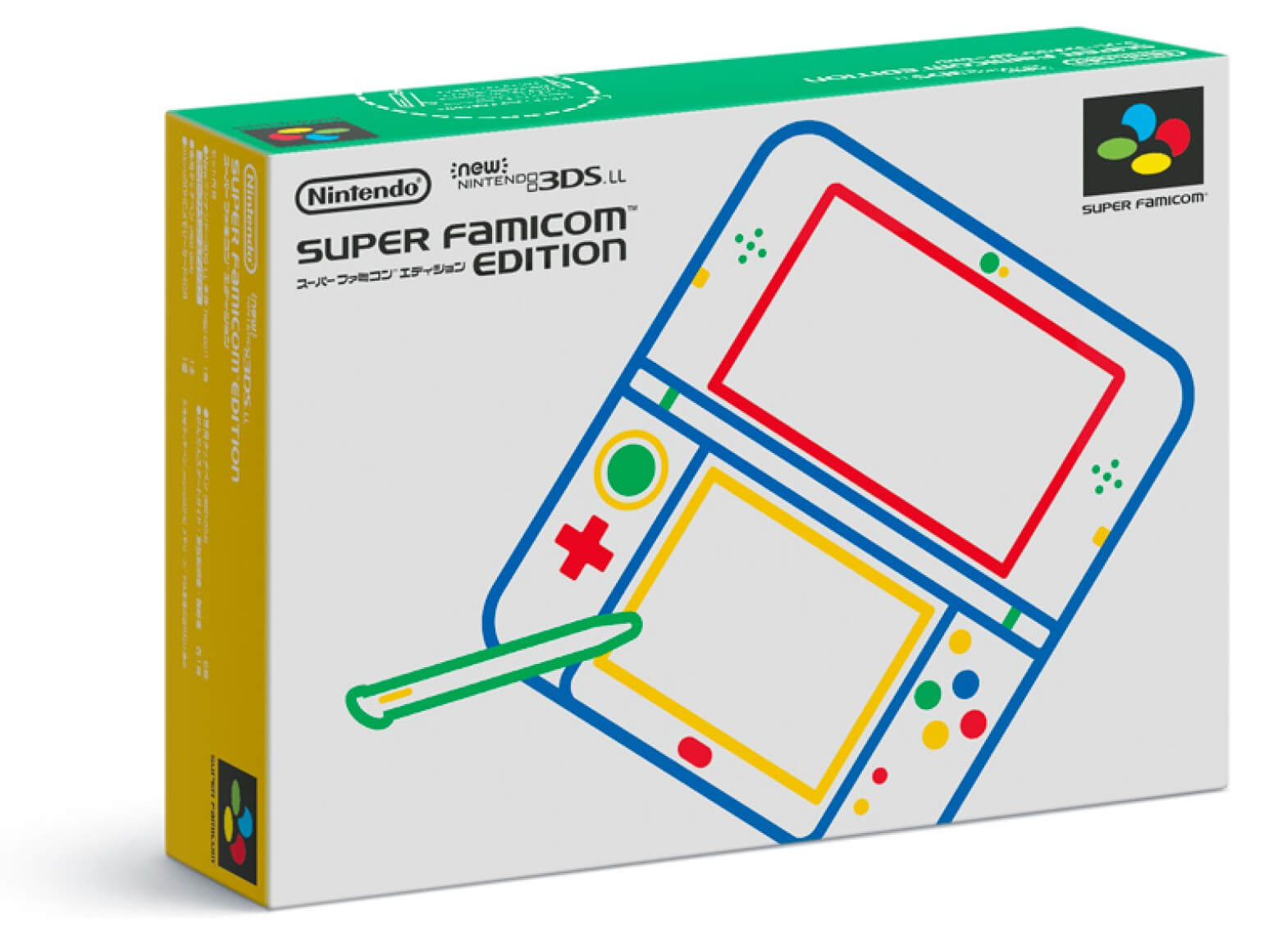 Caixa do New Nintendo 3DS especial Super Famicom