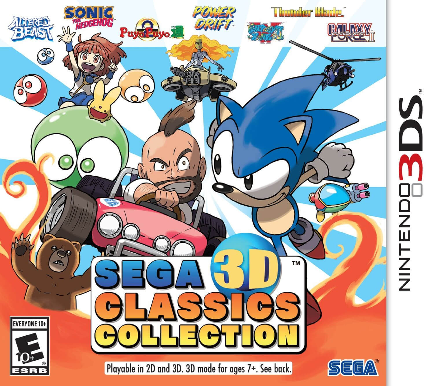 Capa do Sega 3D Classics Collection