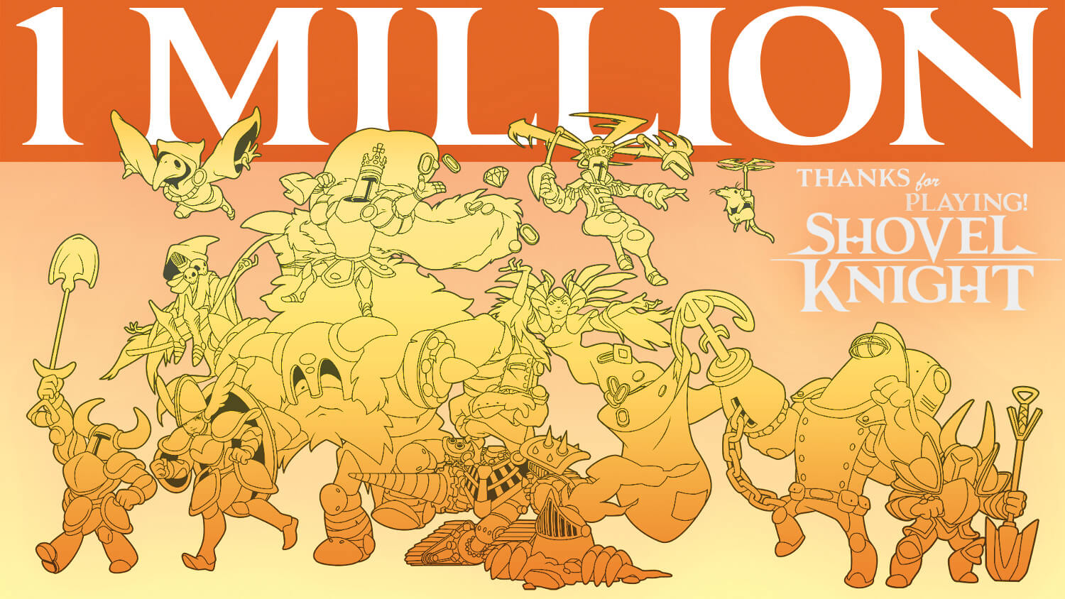 Shovel Knight vendeu 1 milhão de cópias