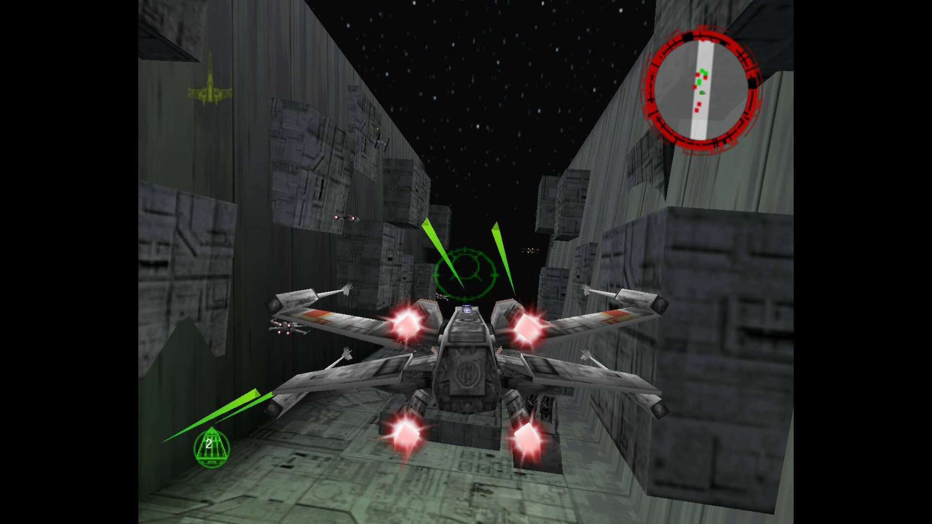 Screenshot do Star Wars: Rogue Squadron 3D