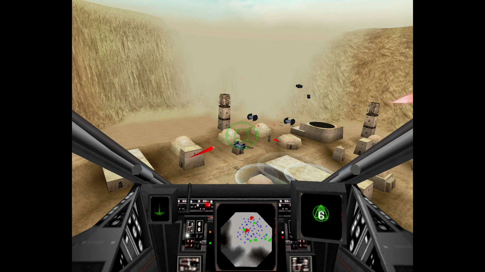 Screenshot do Star Wars: Rogue Squadron 3D