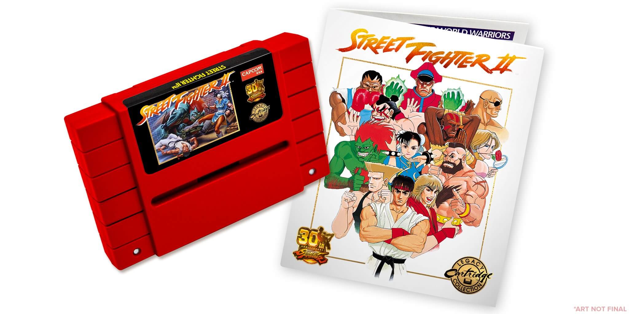 Cartucho Street Fighter II 30 anos