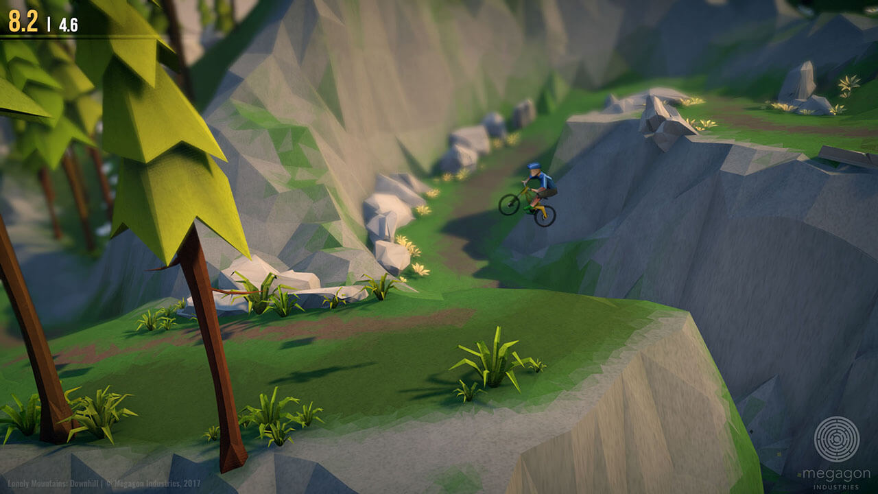 Screenshot de Lonely Mountains: Downhill
