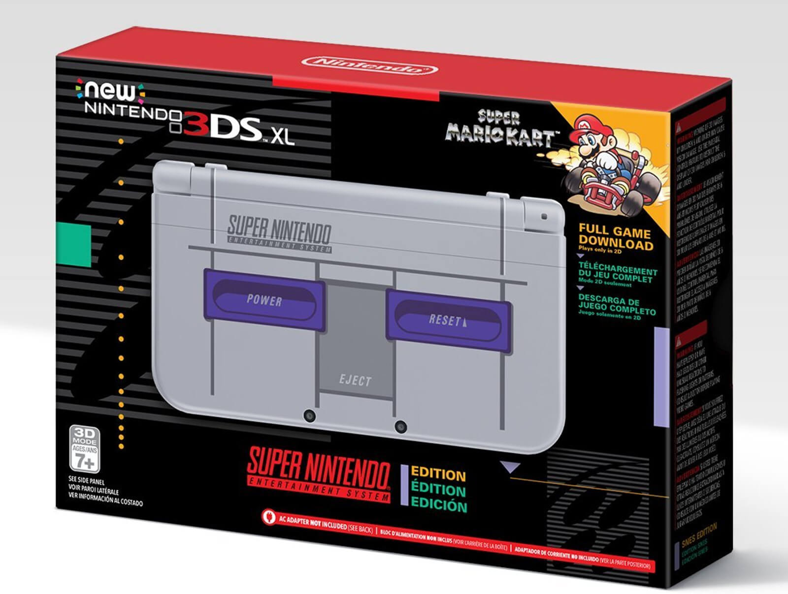New Nintendo 3DS XL terá edição inspirada no Super Nintendo