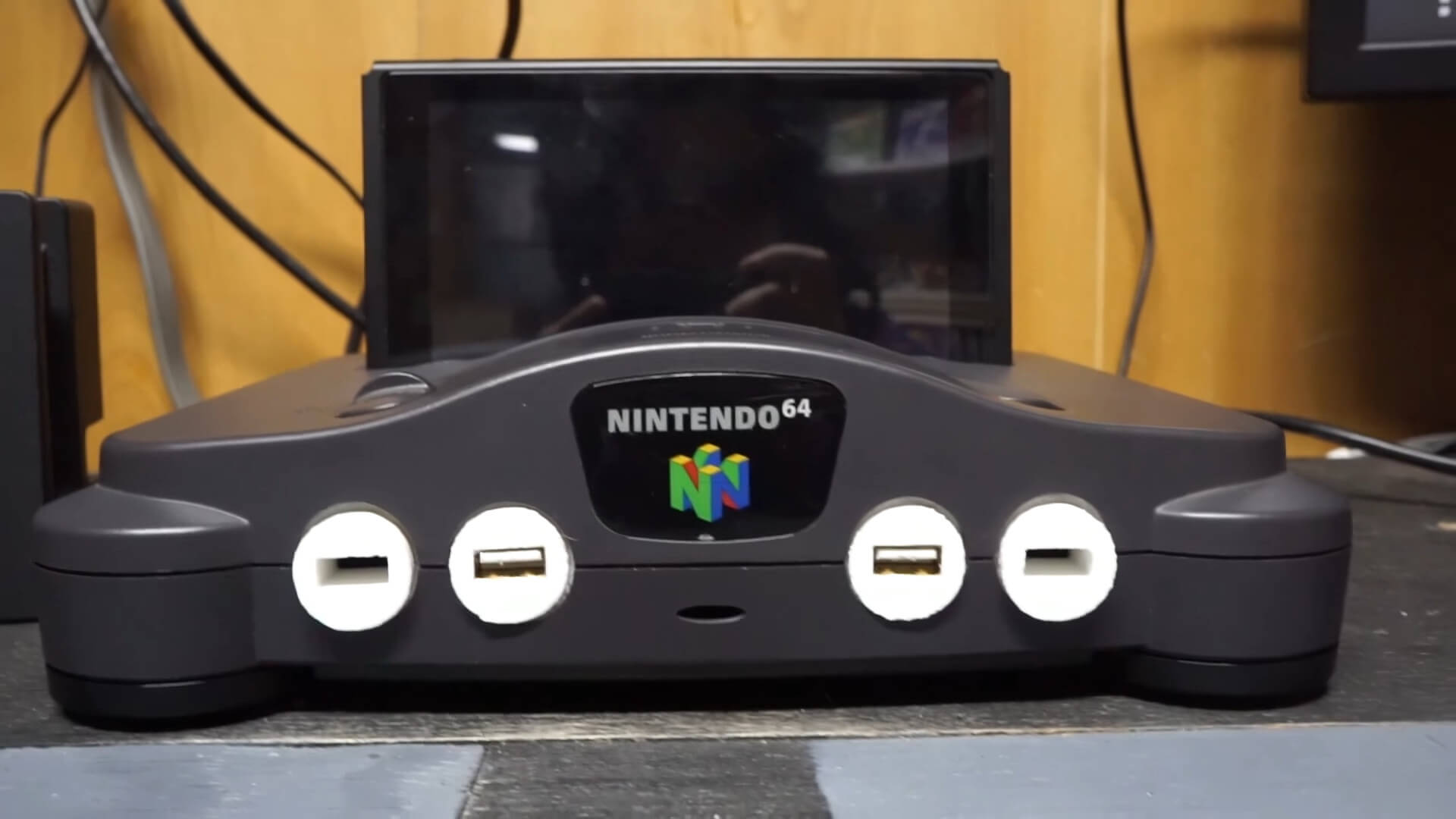 Nintendo 64 modificado vira base para Switch
