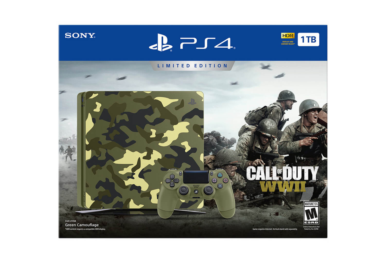 PlayStation 4 edição especial Call of Duty: WWII