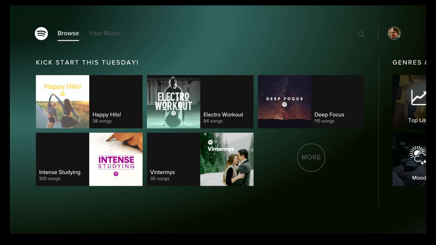 Spotify para Xbox One
