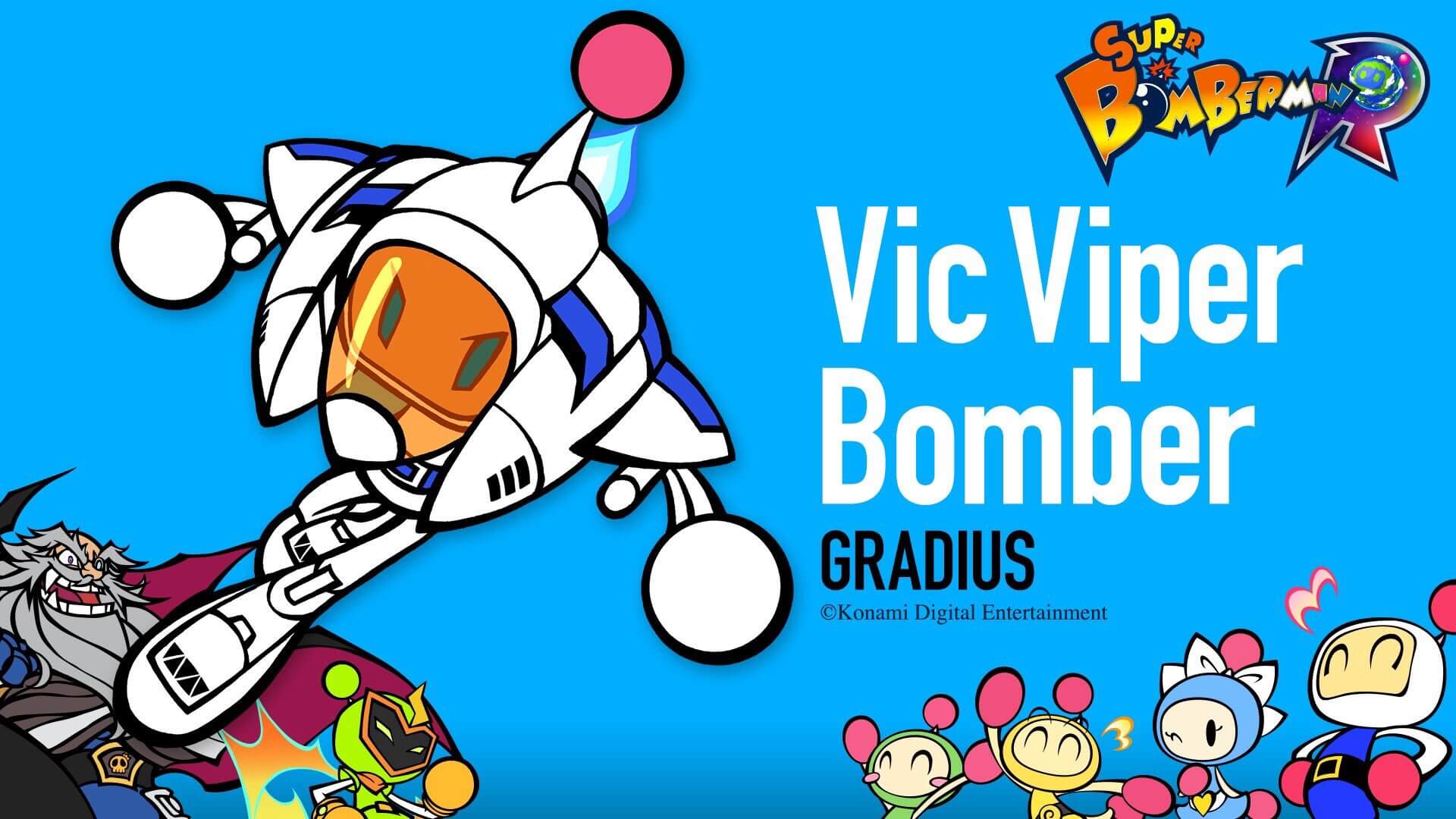 Vic Viper em Super Bomberman R