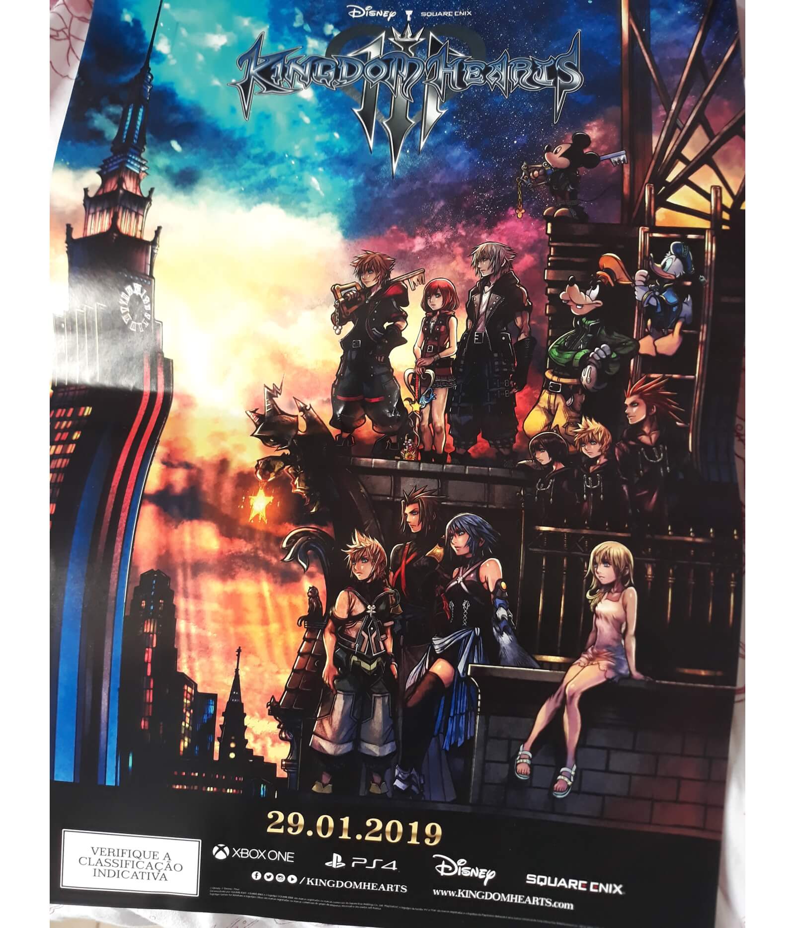 Poster do Kingdom Hearts 3