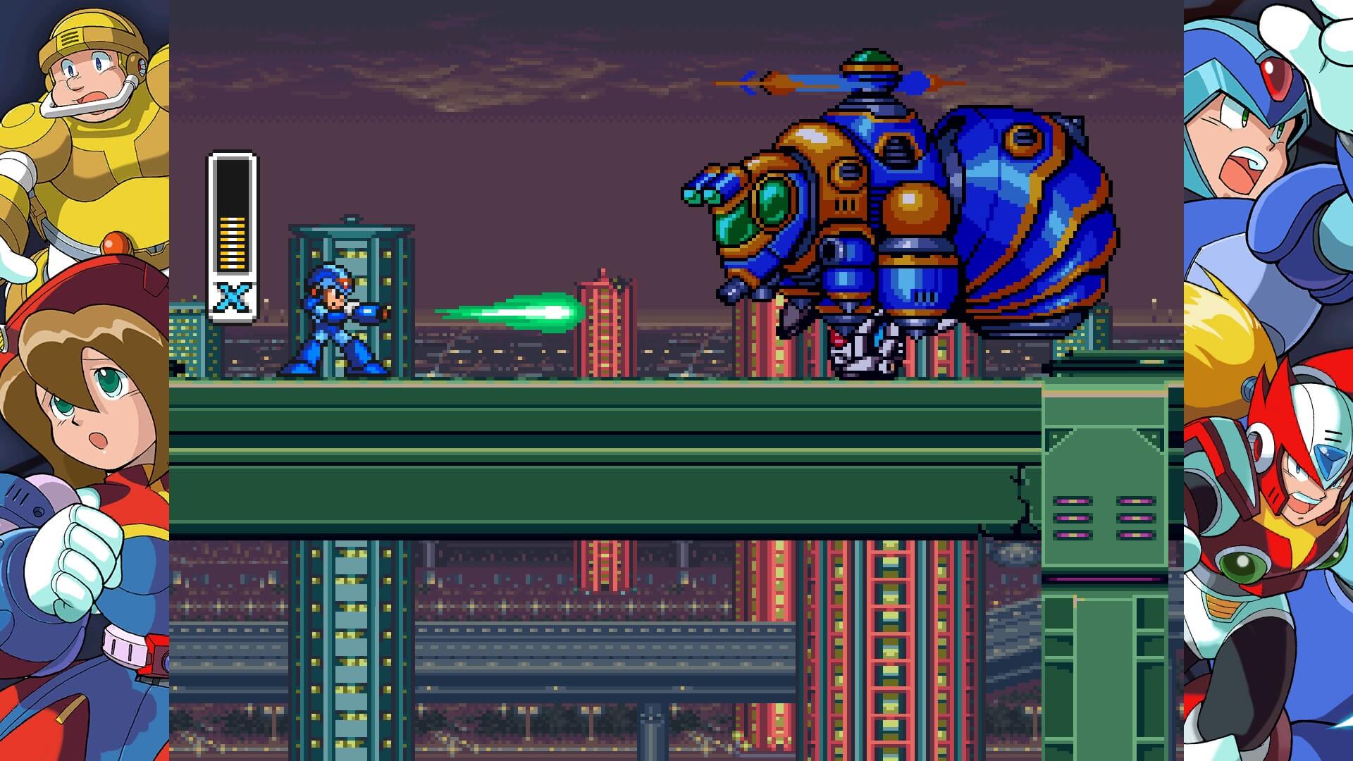 Screenshot de Mega Man X Legacy Collection 1 e 2