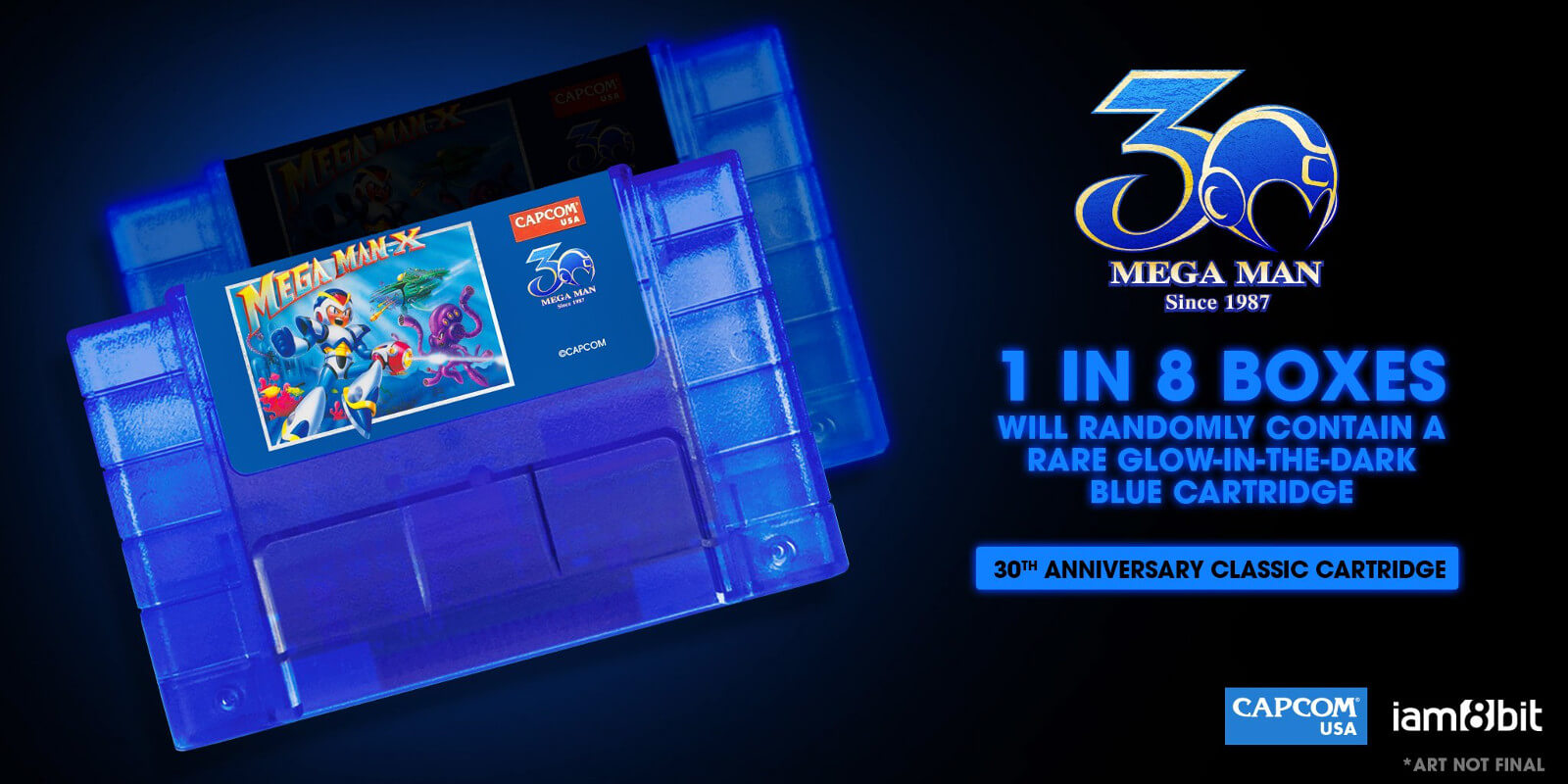 iam8bit lança cartucho do Mega Man X