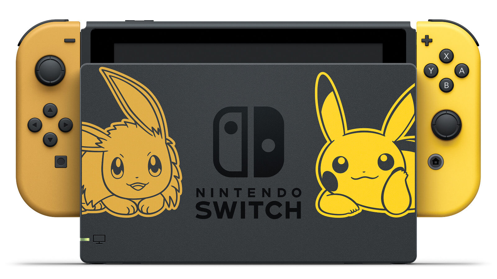 Nintendo Switch edição temática de Pokémon Let's Go Pikachu e Eevee