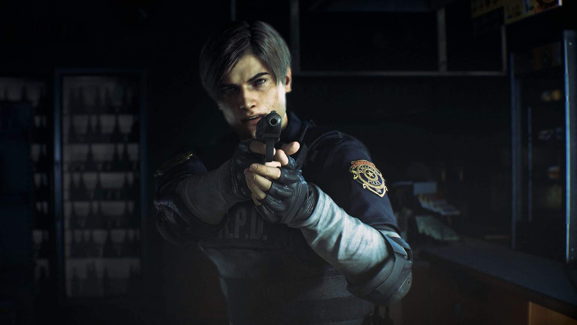 Screenshot do remake de Resident Evil 2