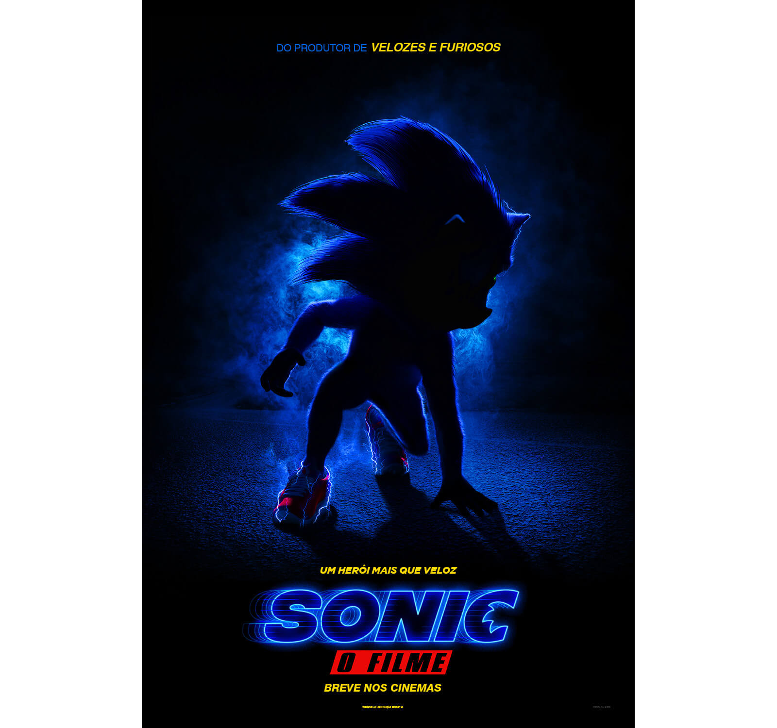 Primeiro pôster de Sonic: O Filme