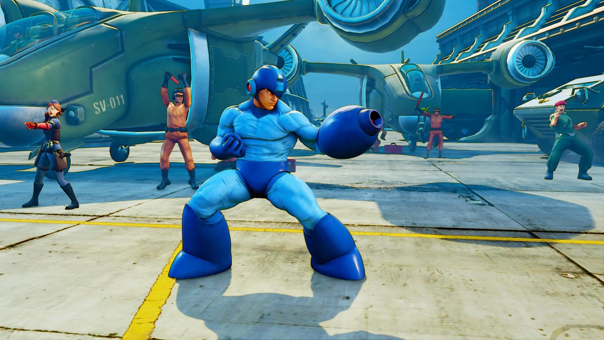 Roupa Mega Man para Ryu em Street Fighter V