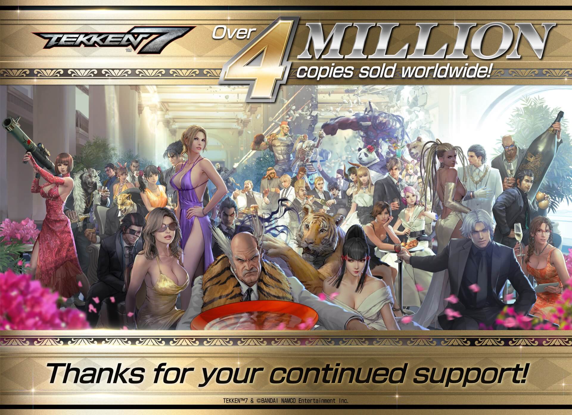 Tekken 7 vende mais de 4 milhões