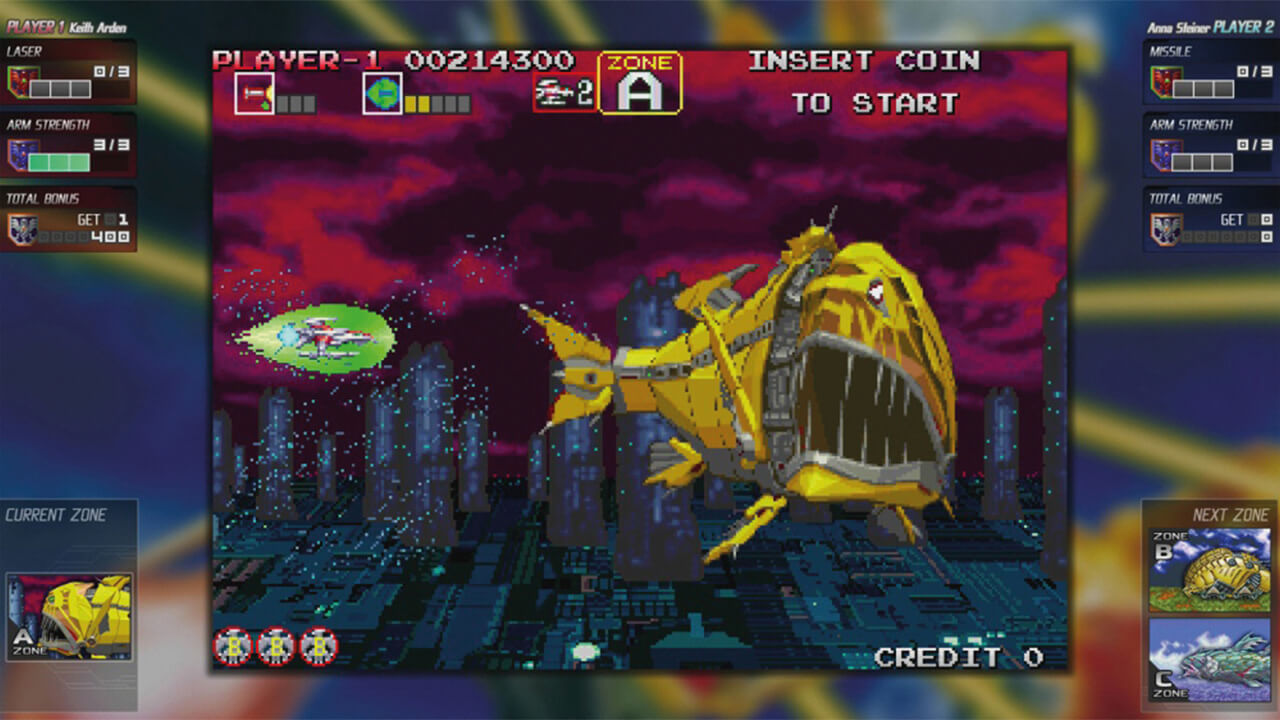 Screenshot de Darius Cozmic Collection Arcade Edition