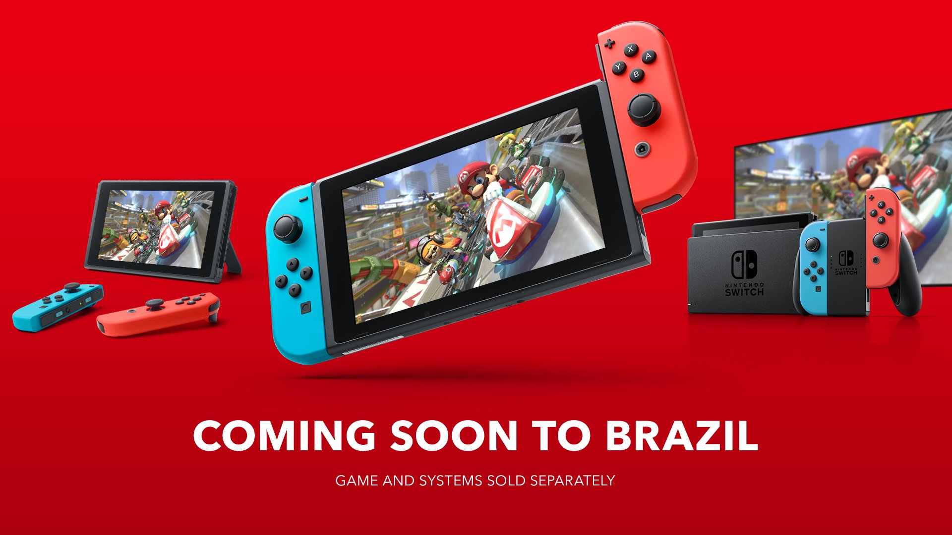 Nintendo Switch será lançado oficialmente no Brasil