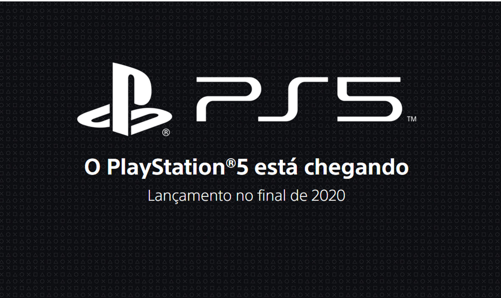 Site oficial do PlayStation 5