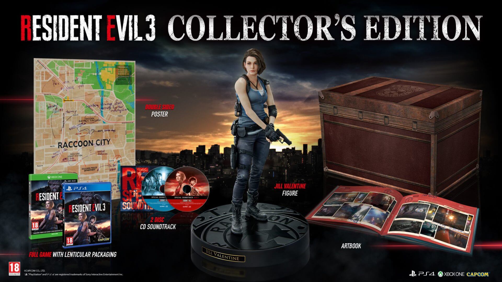 Edição de colecionador de Resident Evil 3