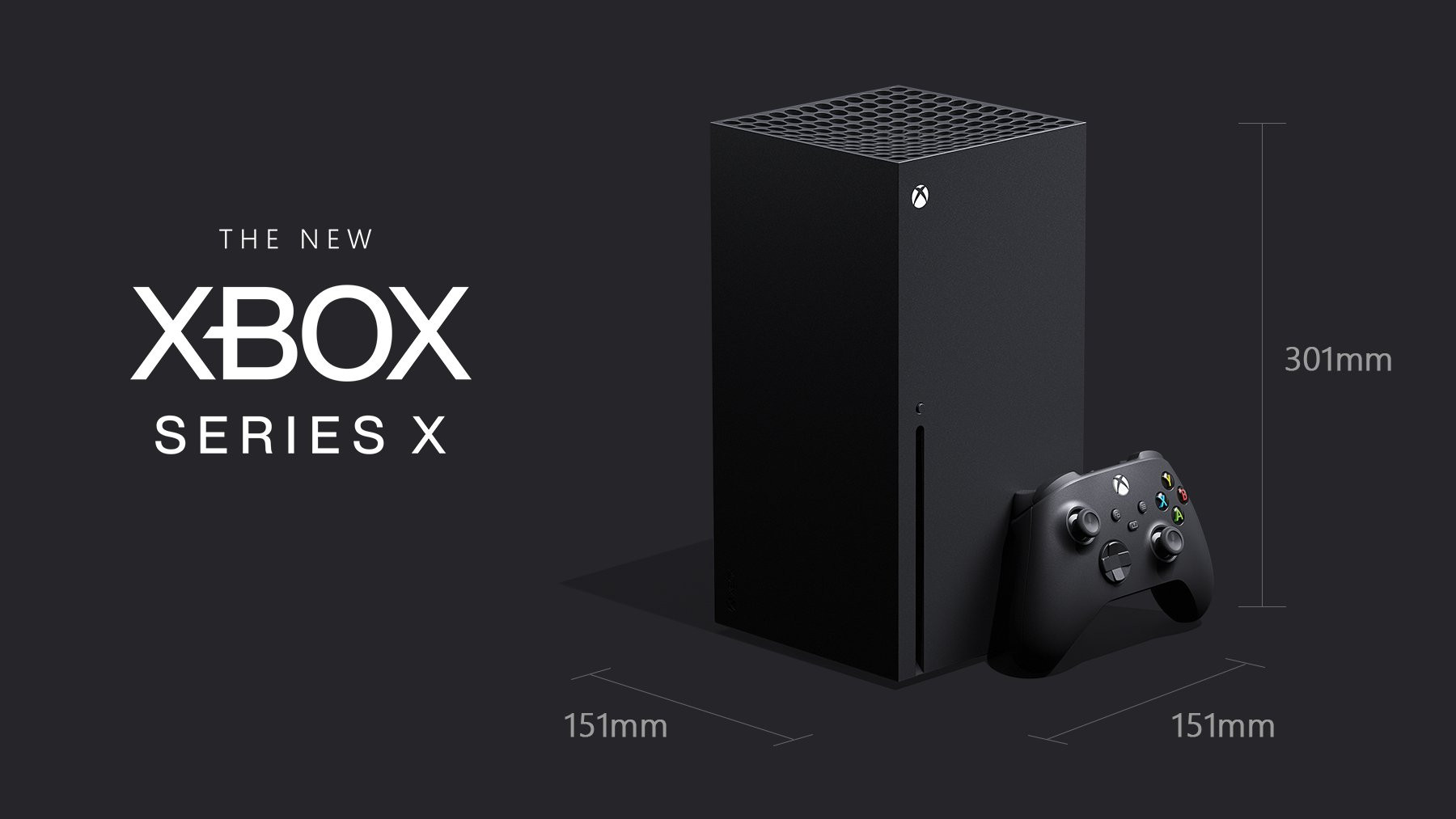 Dimensões do Xbox Series X