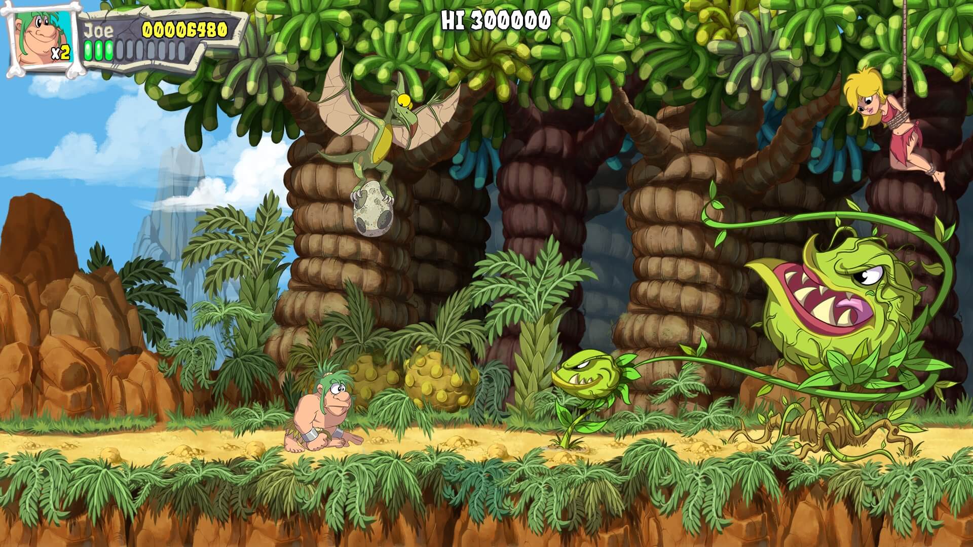 Screenshot de Joe & Mac: Caveman Ninja