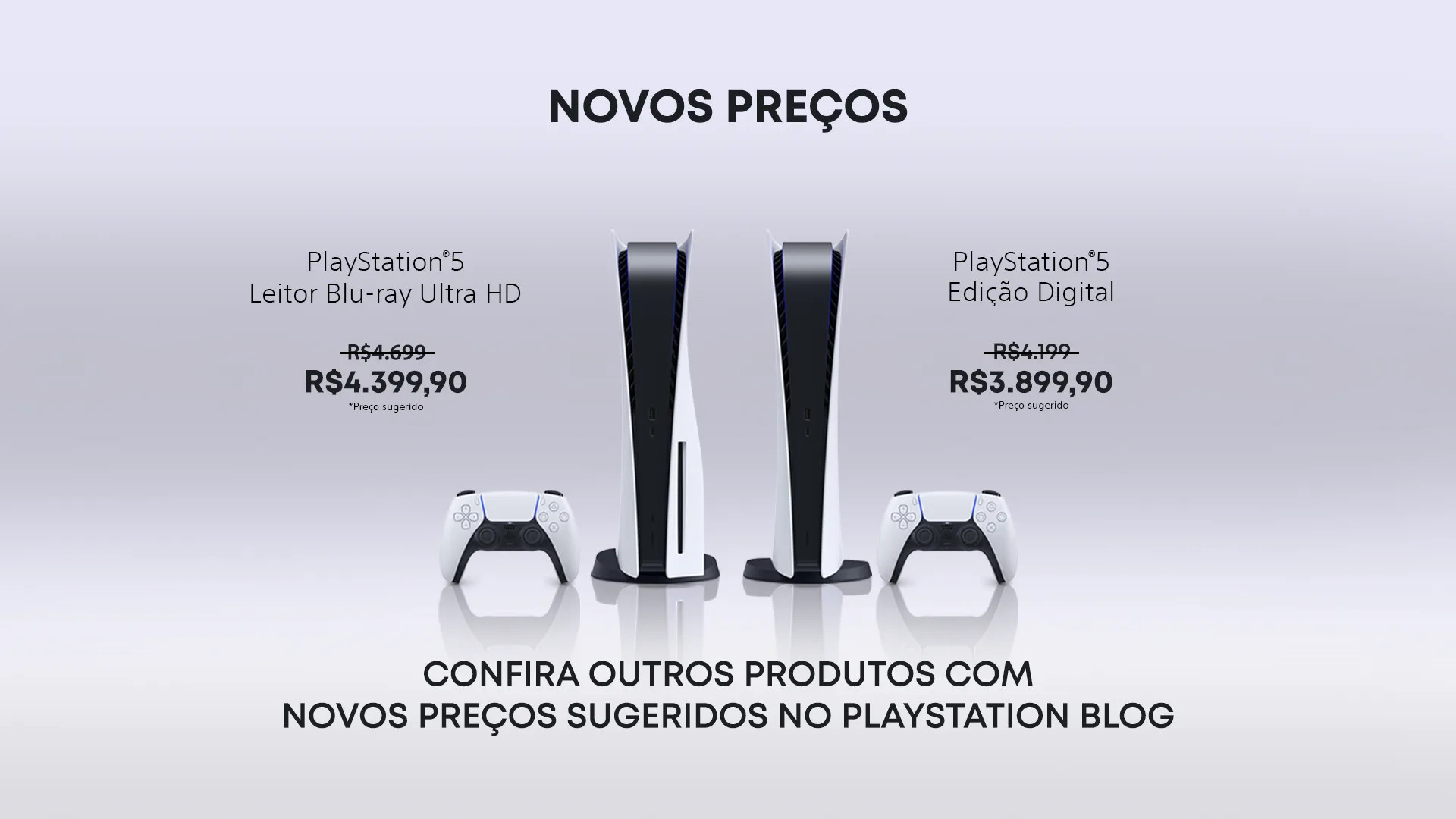 Toda a linha PlayStation sofre redução de preço no Brasil