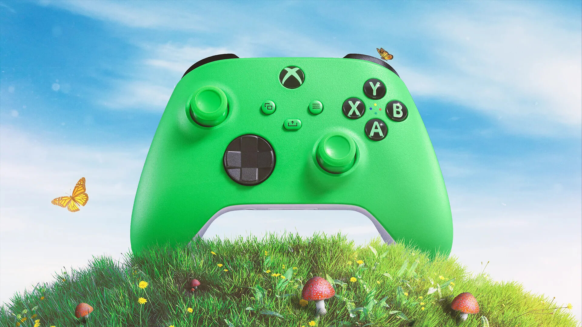 Joystick de Xbox Series X|S na cor Velocity Green