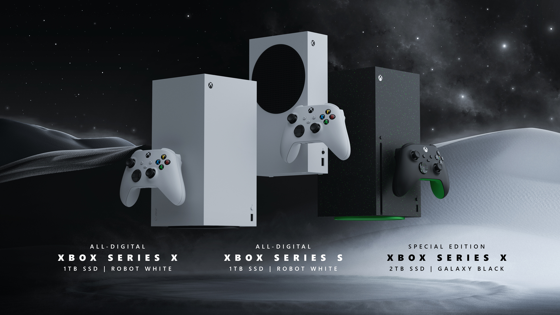 Novos modelos de consoles Xbox Series X|S