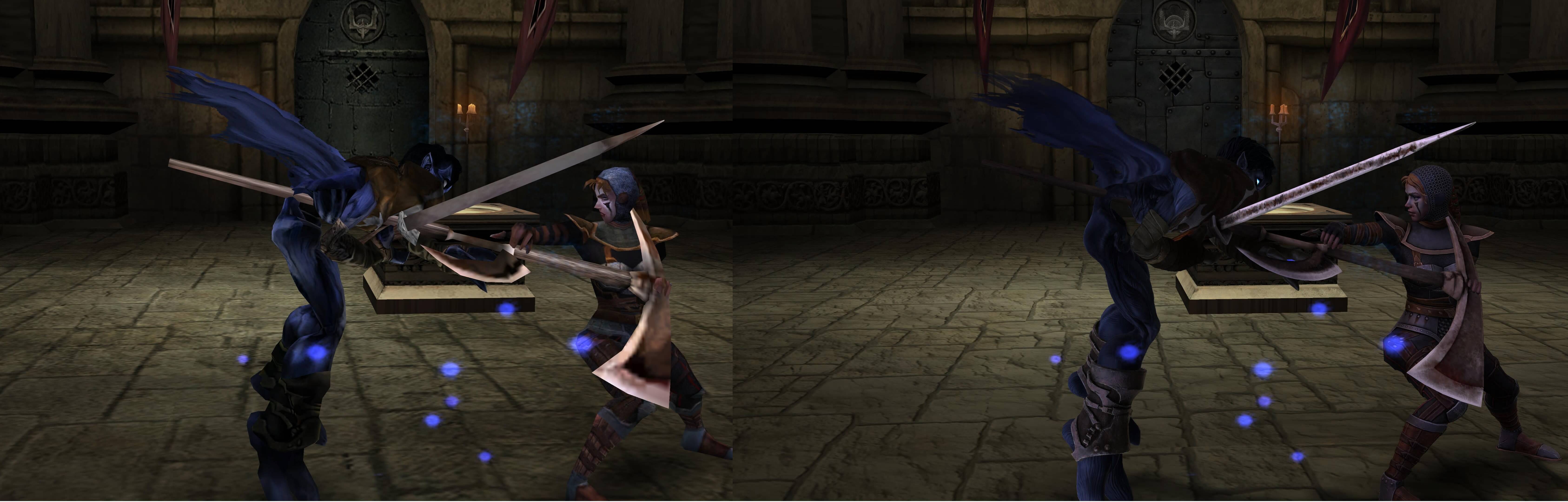 Comparativo de screenshot de Soul Reaver 1 & 2 Remastered