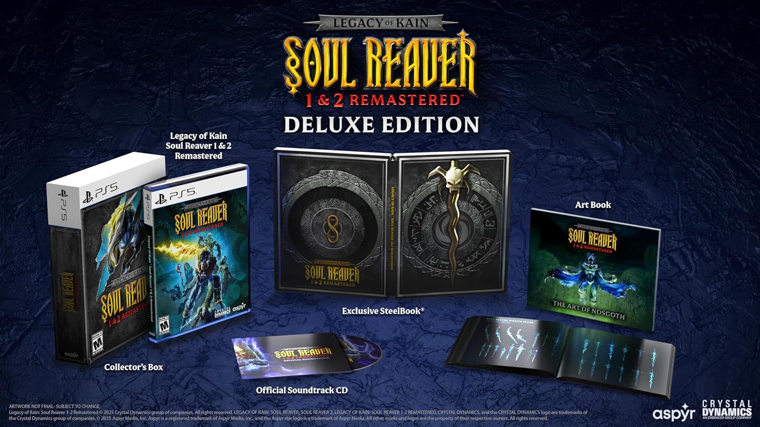 Soul Reaver 1 & 2 Remastered edição Deluxe