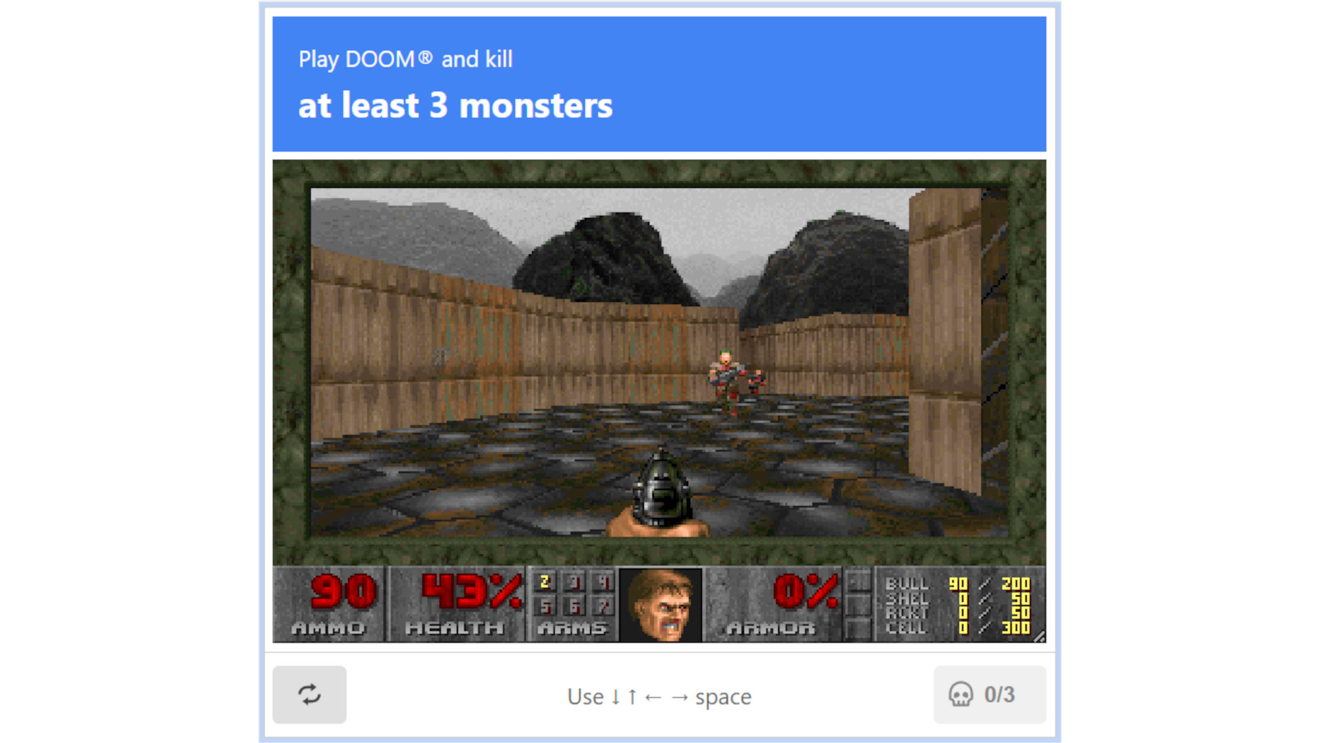 DOOM CAPTCHA