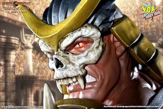 Estátua de Shao Kahn tem capacete removível e olhos que brilham - TecMundo