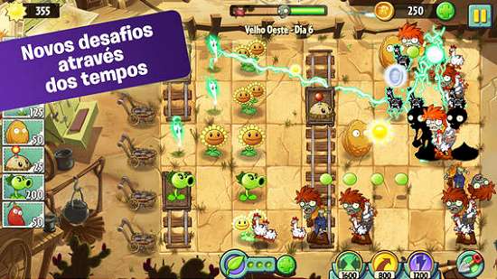 Finalmente chega à App Store brasileira o esperado jogo Plants vs. Zombies  2 »