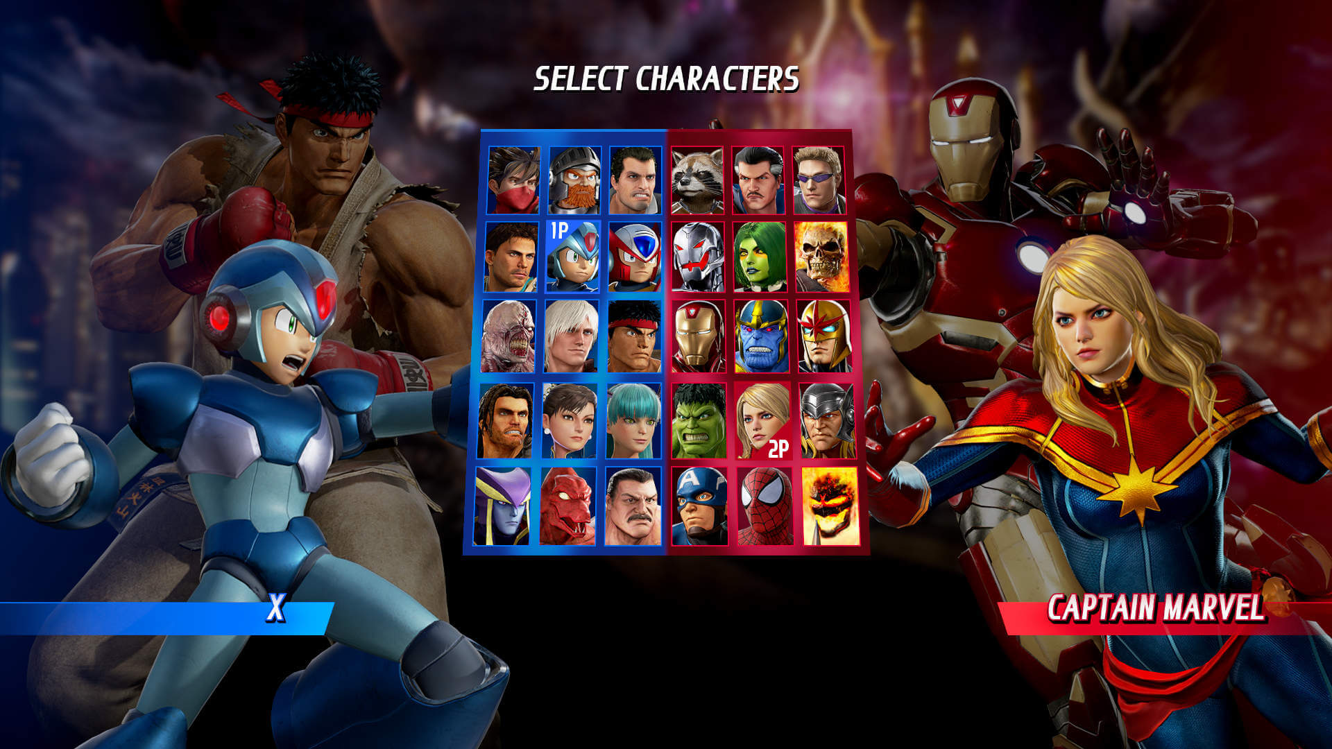 marvel vs capcom infinite characters roster