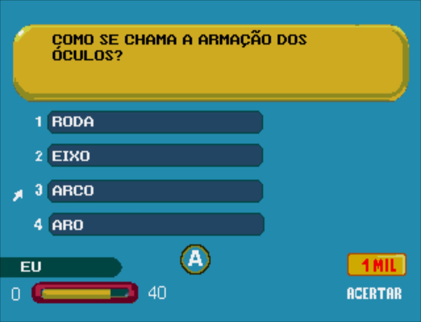 Show do Milhão (Tectoy, 2001) - Bojogá