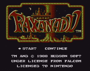 Screenshot de Faxanadu
