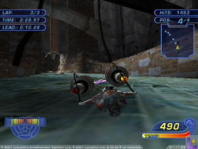 Screenshot de Star Wars Racer Revenge
