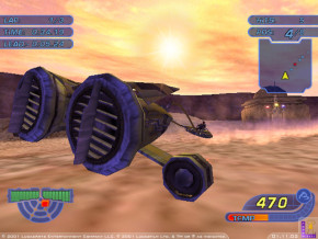 Screenshot de Star Wars Racer Revenge