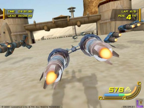 Screenshot de Star Wars Racer Revenge