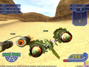 Screenshot de Star Wars Racer Revenge