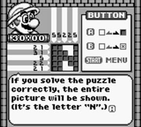Screenshot de Mario's Picross