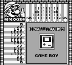 Screenshot de Mario's Picross