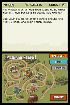 Screenshot de Professor Layton and the Curious Village